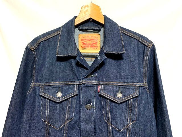 ★美品　Levi's リーバイス　3rd 14.5oz デニム トラッカージャケット S 72334-0134_画像2