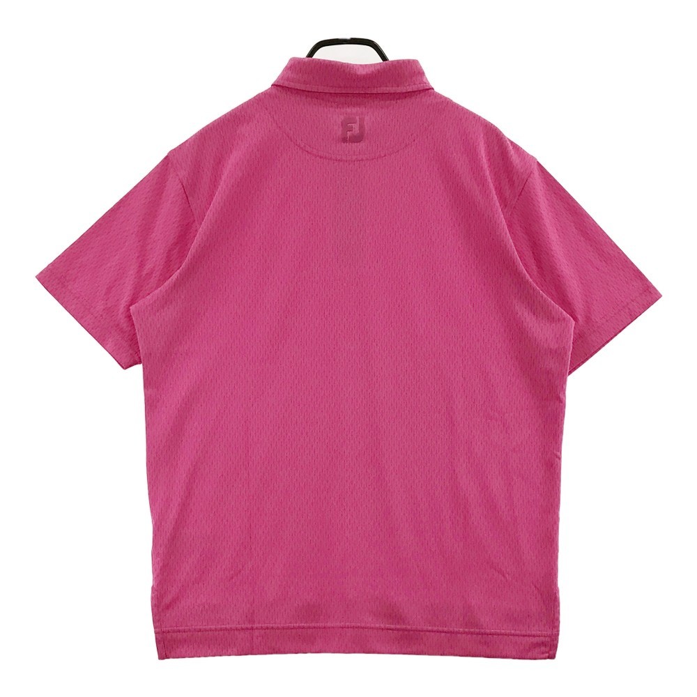 FOOT JOY フットジョイ 半袖ポロシャツ 総柄 ピンク系 XL [240001908590] ゴルフウェア メンズ_画像2