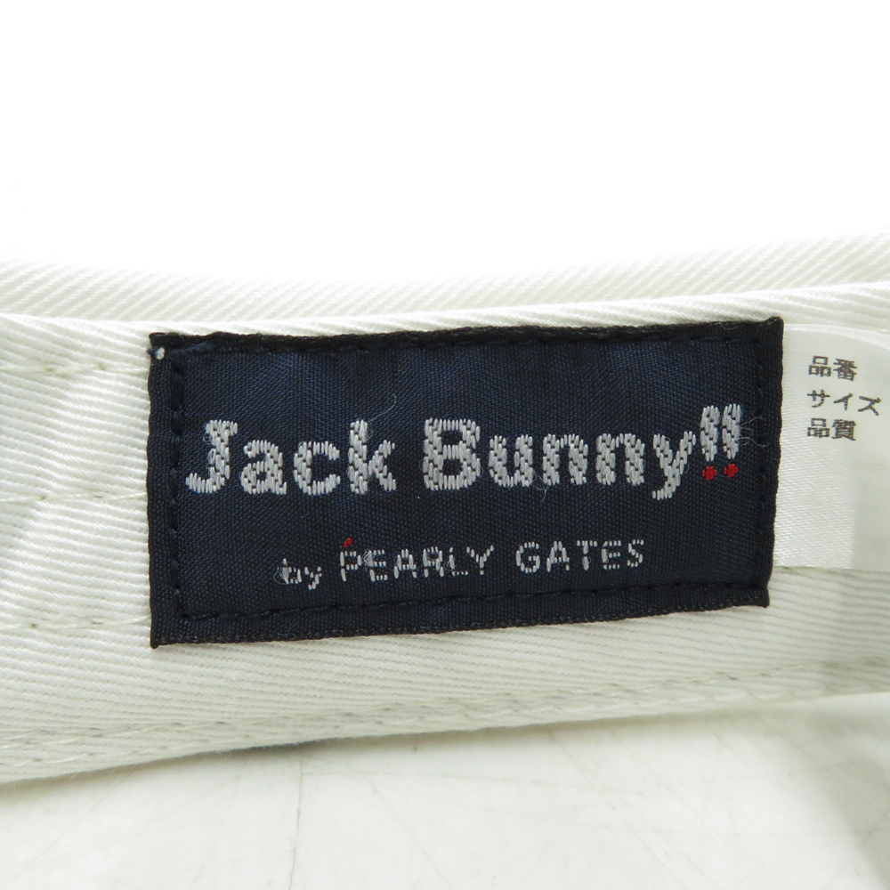 JACK BUNNY Jack ba колено козырек грибы вышивка общий рисунок оттенок белого FR [240101038916] Golf одежда 