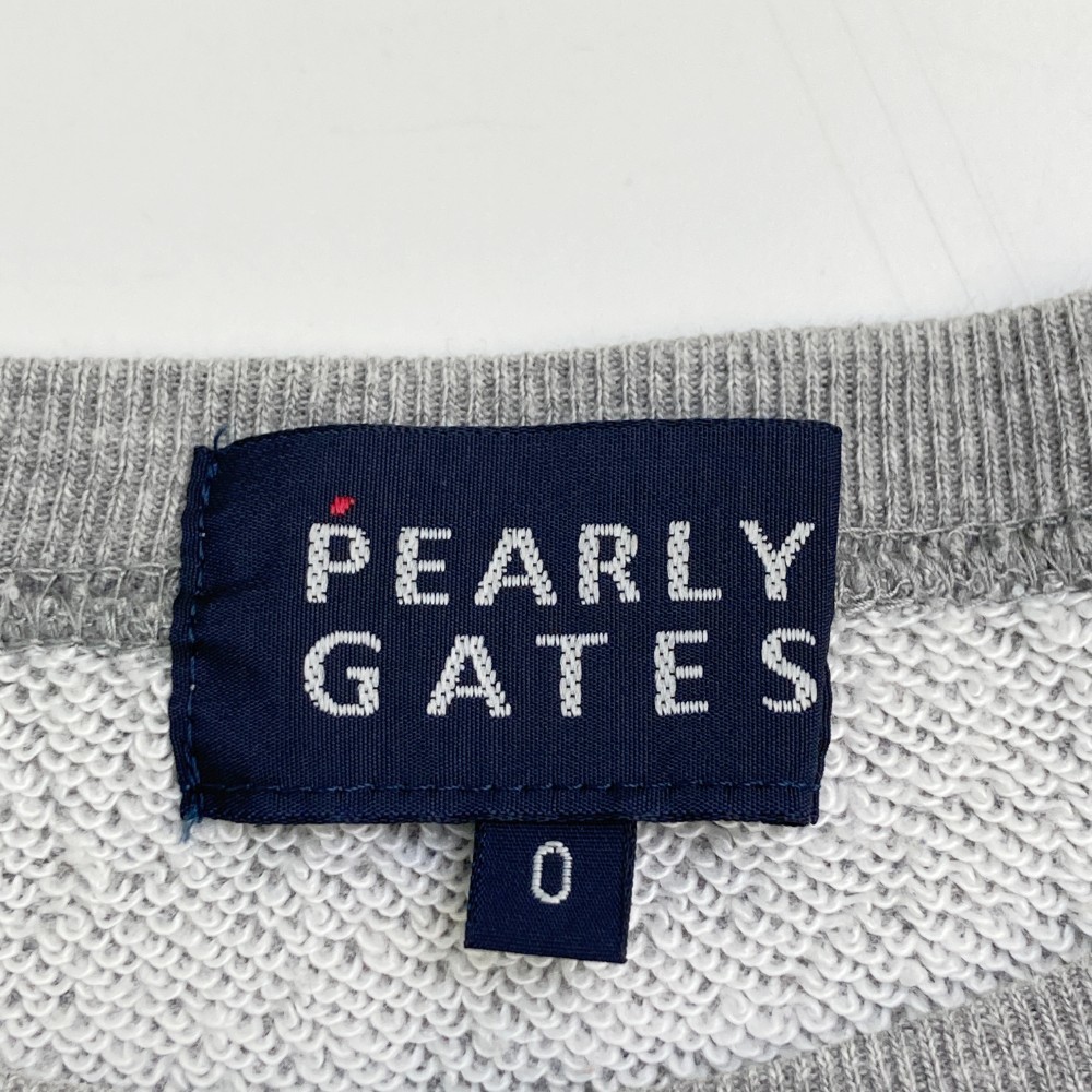 PEARLY GATES パーリーゲイツ スウェット トレーナー グレー系 0 [240101119278] ゴルフウェア レディース_画像3