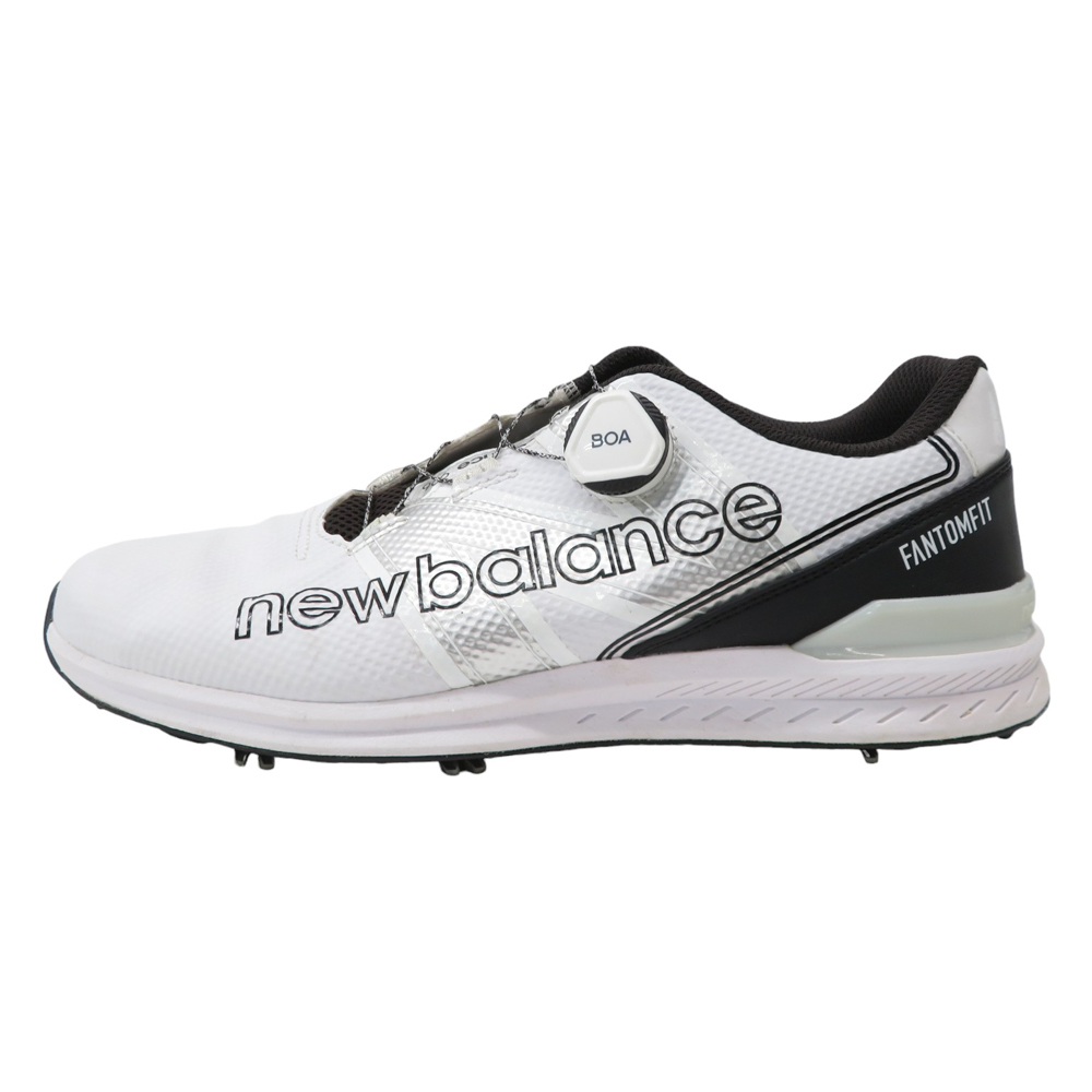 【1円】NEW BALANCE GOLF ニューバランスゴルフ ゴルフシューズ UGBF996X BOA ホワイト系 28cm [240101105751]_画像4