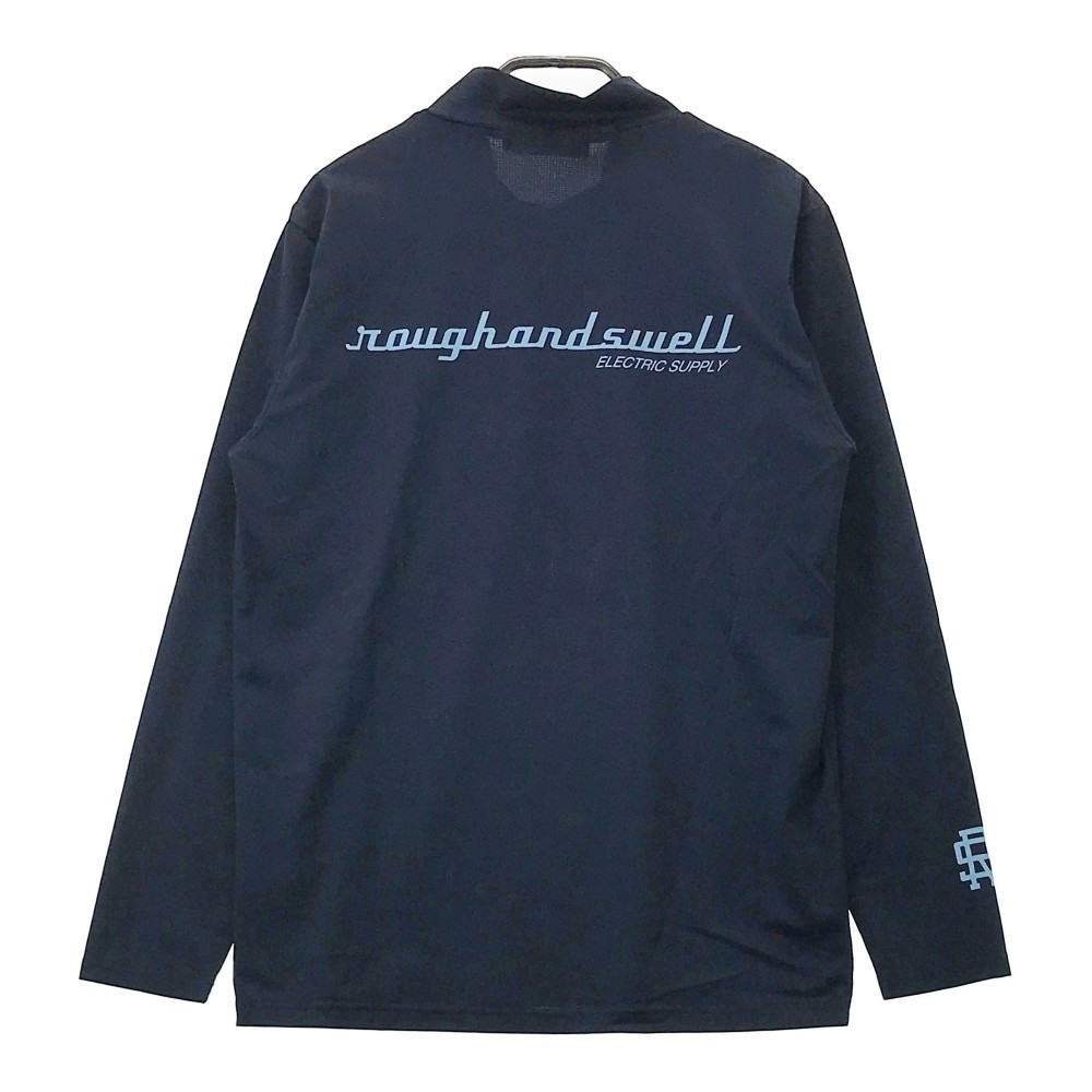 【1円】ROUGH&SWELL ラフアンドスウェル ハイネック 長袖Tシャツ ネイビー系 S [240101120441]_画像2