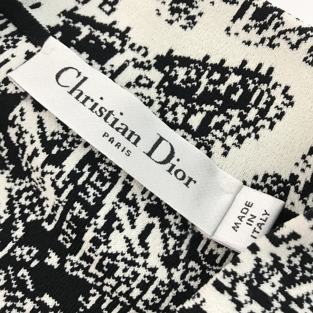 【美品】Christian Dior クリスチャン ディオール 324V53AM505 ジャケット Plan de Paris ホワイト系 36 [240101121916] レディース_画像8