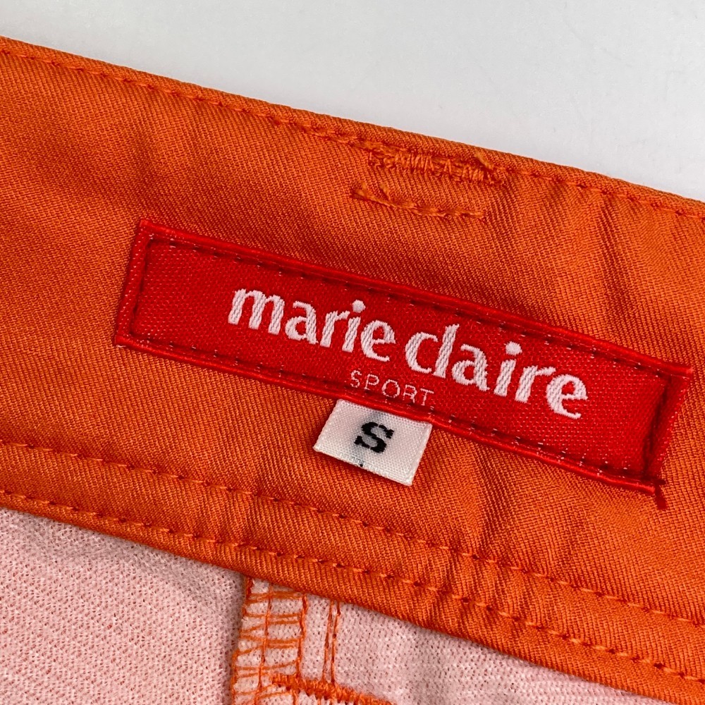 【美品】marie claire sport マリクレール スポール 裏起毛 パンツ オレンジ系 S [240101127333] ゴルフウェア レディース_画像4