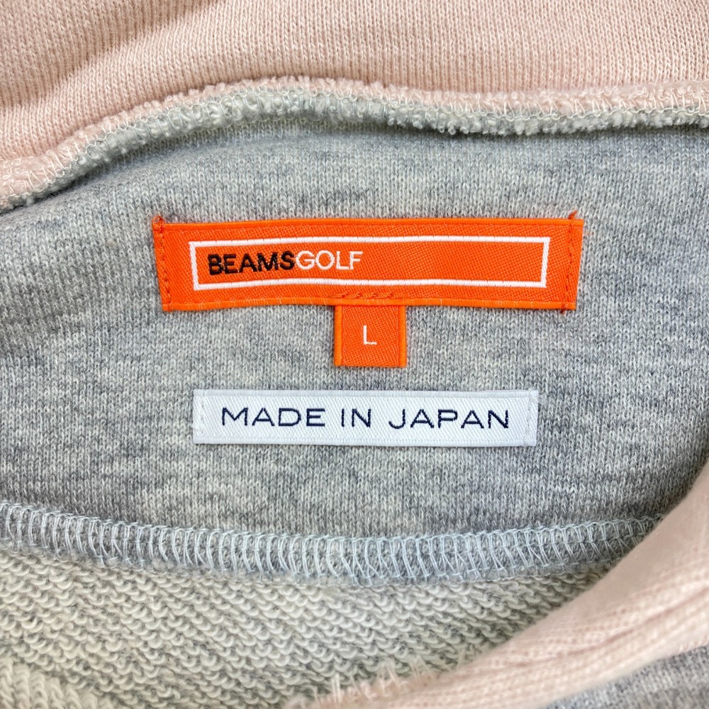 【1円】BEAMS GOLF ビームスゴルフ 2022年モデル 長袖スウェット パーカー グレー系 L [240101037120]_画像4