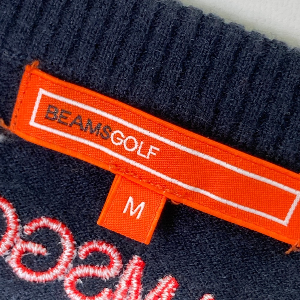 BEAMS GOLF ビームスゴルフ ニット セーター ネイビー系 M [240101134794] ゴルフウェア メンズ_画像3