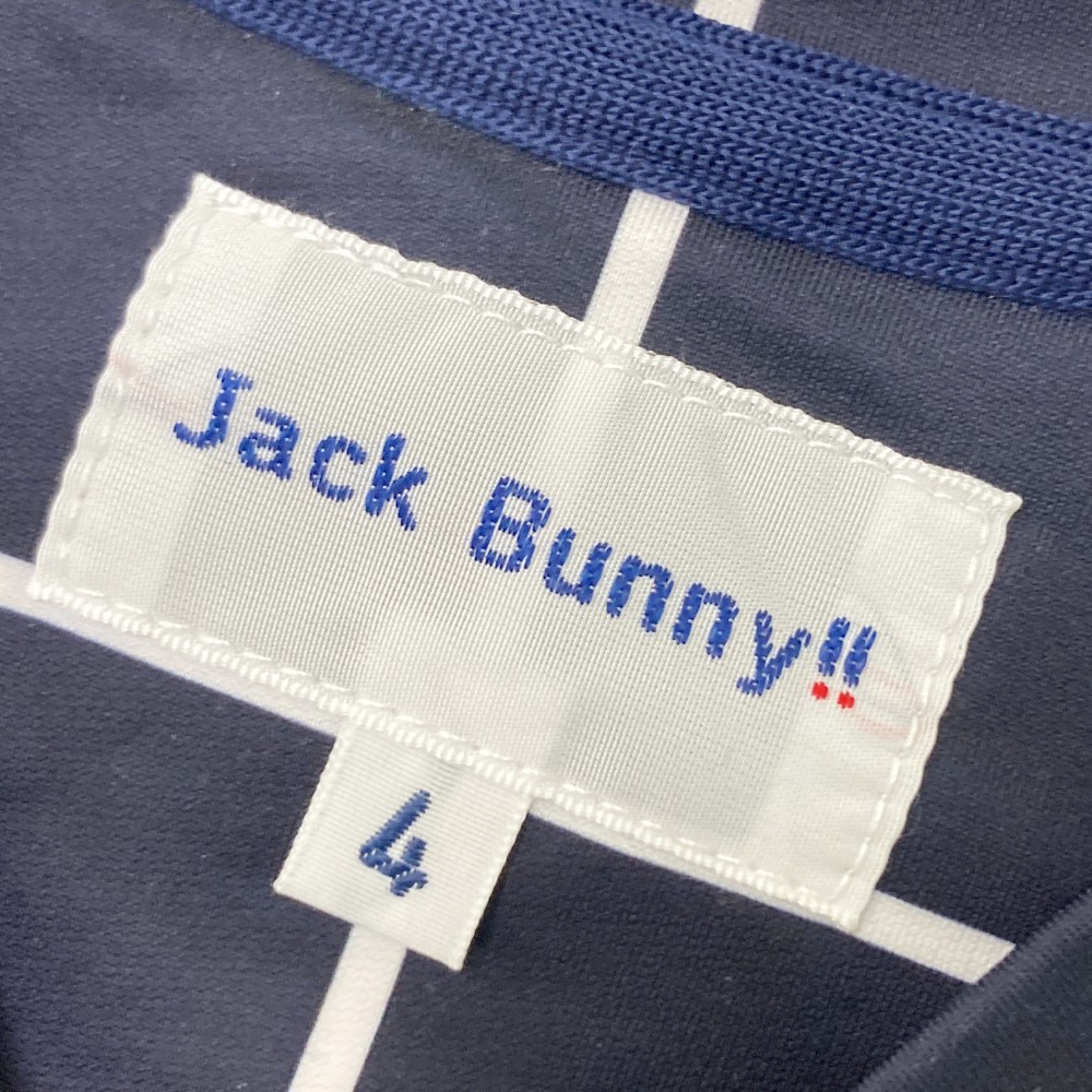 JACK BUNNY ジャックバニー ジップジャケット チェック柄 ネイビー系 4 [240101133697] ゴルフウェア メンズ_画像3