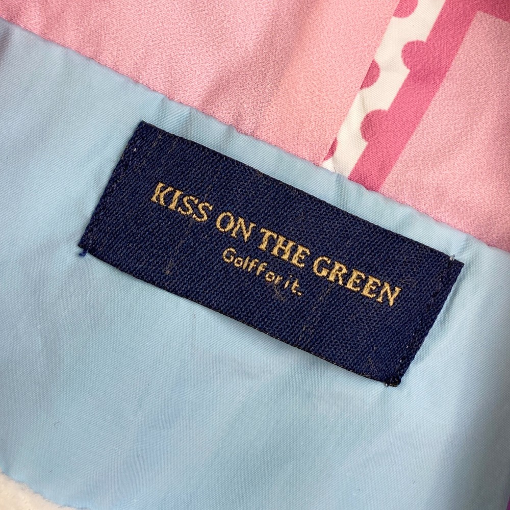 【1円】KISS ON THE GREEN キスオンザグリーン 裏フリース ナイロン ジップパーカー ブルー系 2 [240101085897] レディース_画像4