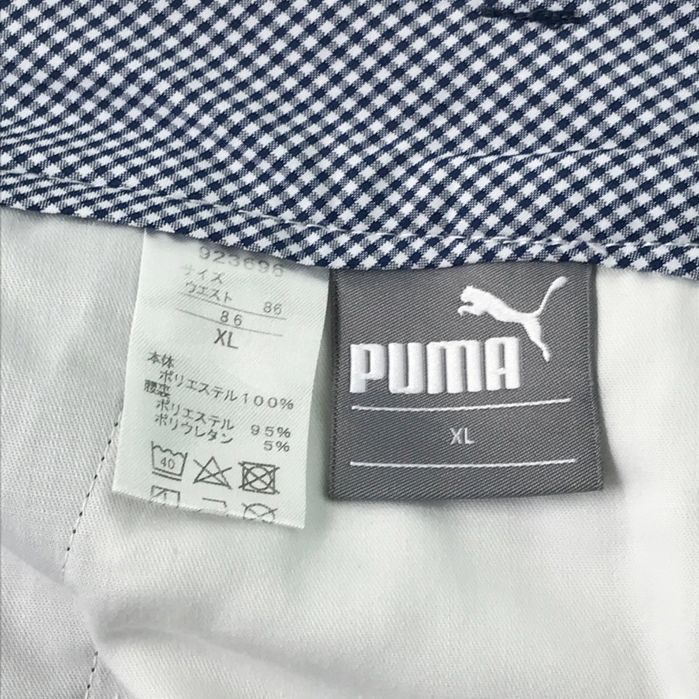 PUMA GOLF プーマゴルフ パンツ チェック柄 ネイビー系 XL [240001968756] ゴルフウェア メンズ_画像5