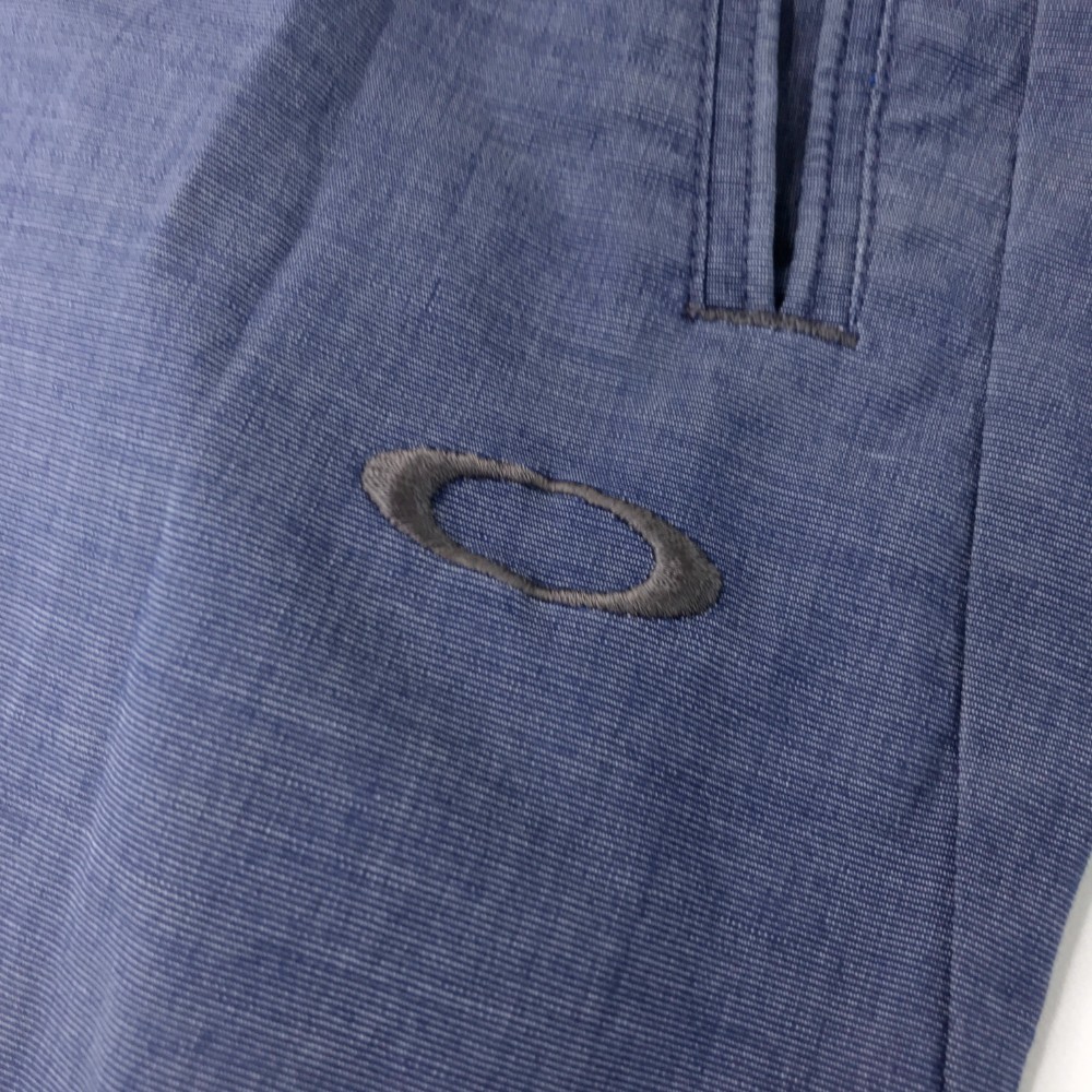 OAKLEY オークリー ストレッチパンツ スカル刺繍 ブルー系 36 [240001979799] ゴルフウェア メンズ_画像3