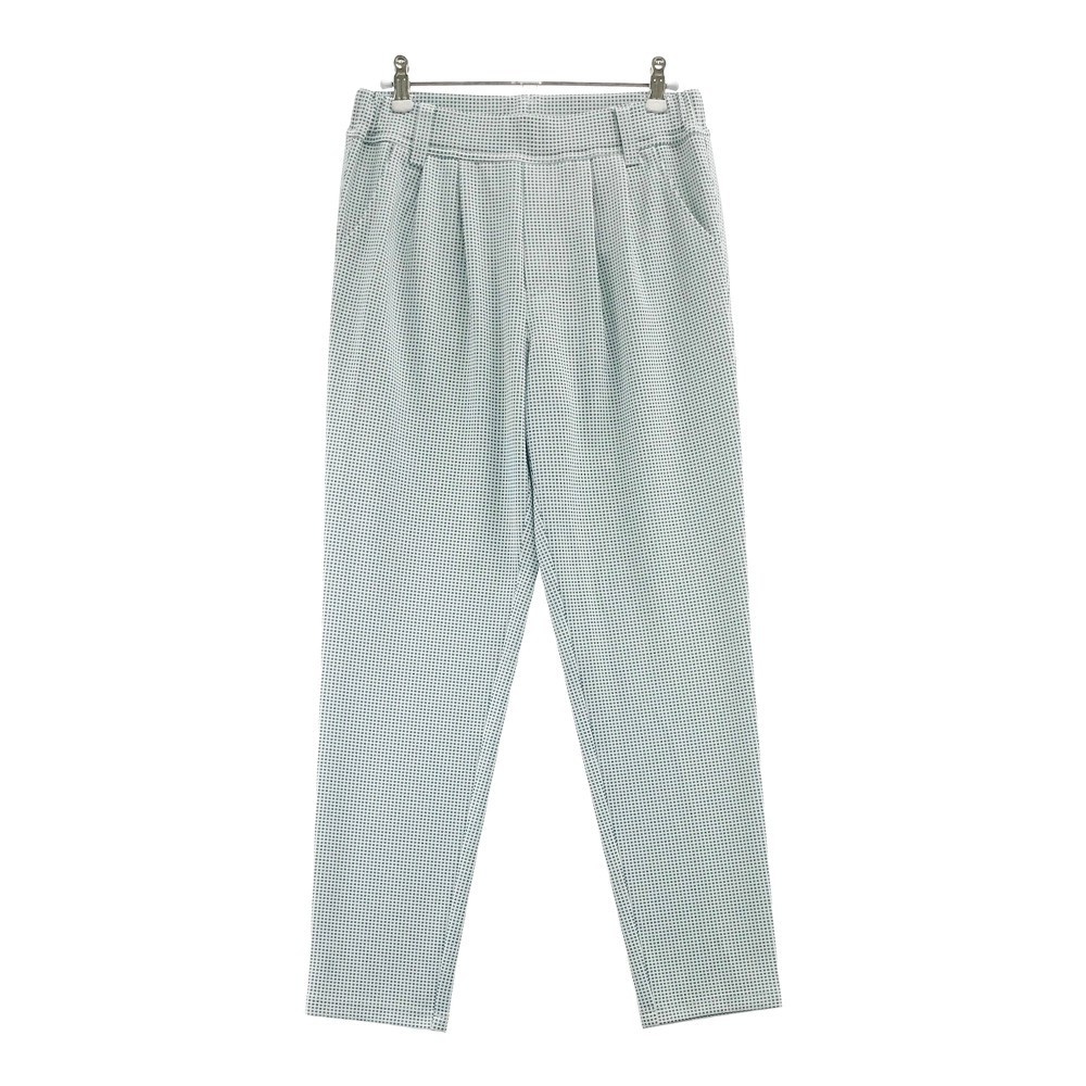 【新品】M.U SPORTS エムユースポーツ ストレッチパンツ 総柄 ブルー系 40 [240001783837] ゴルフウェア レディース