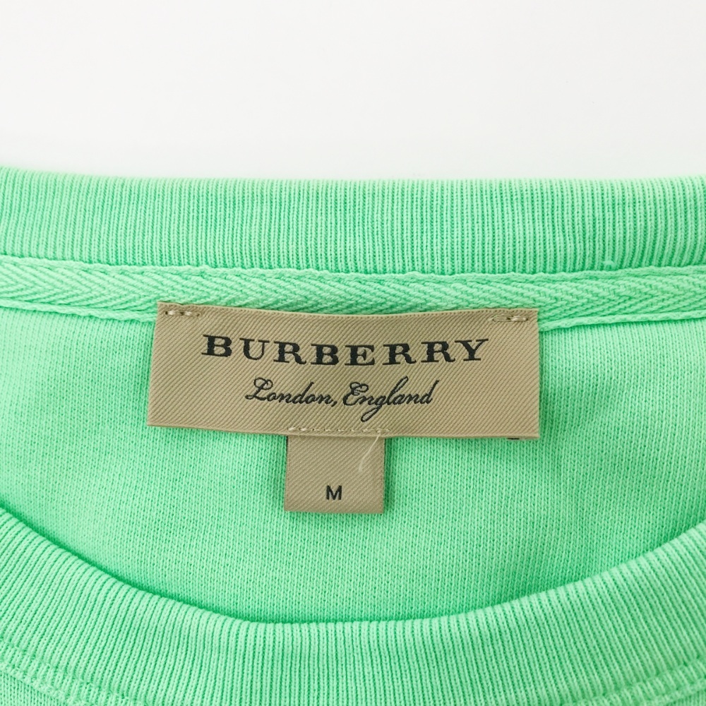 BURBERRY Burberry 4069169 длинный рукав тренировочный футболка общий рисунок оттенок зеленого M [240001595094] мужской 