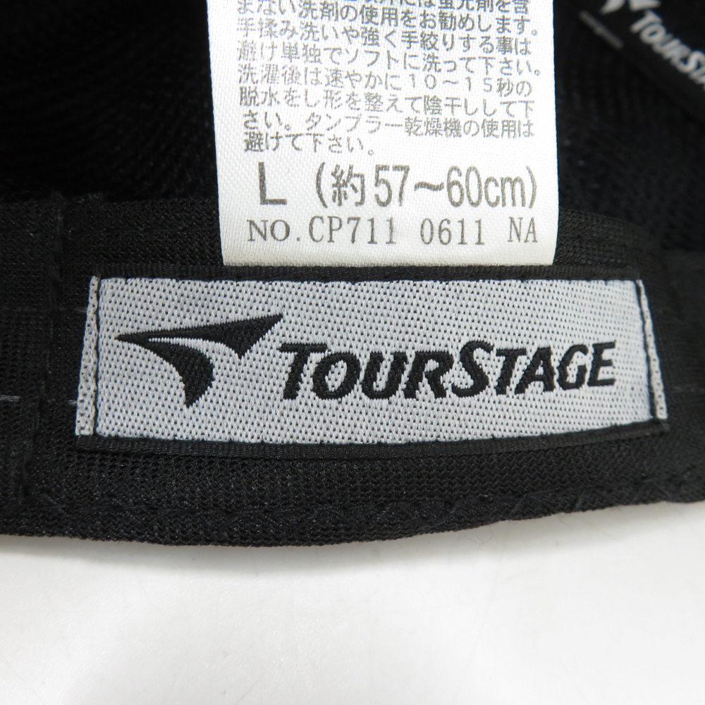 【新品】TOUR STAGE ツアーステージ キャップ ネイビー系 57-60cm [240101140939] ゴルフウェア_画像5