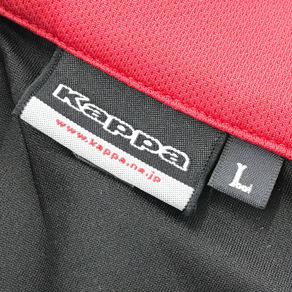 KAPPA GOLF カッパゴルフ ハーフジップ 半袖Tシャツ ブラック系 L [240001987051] ゴルフウェア メンズ_画像4