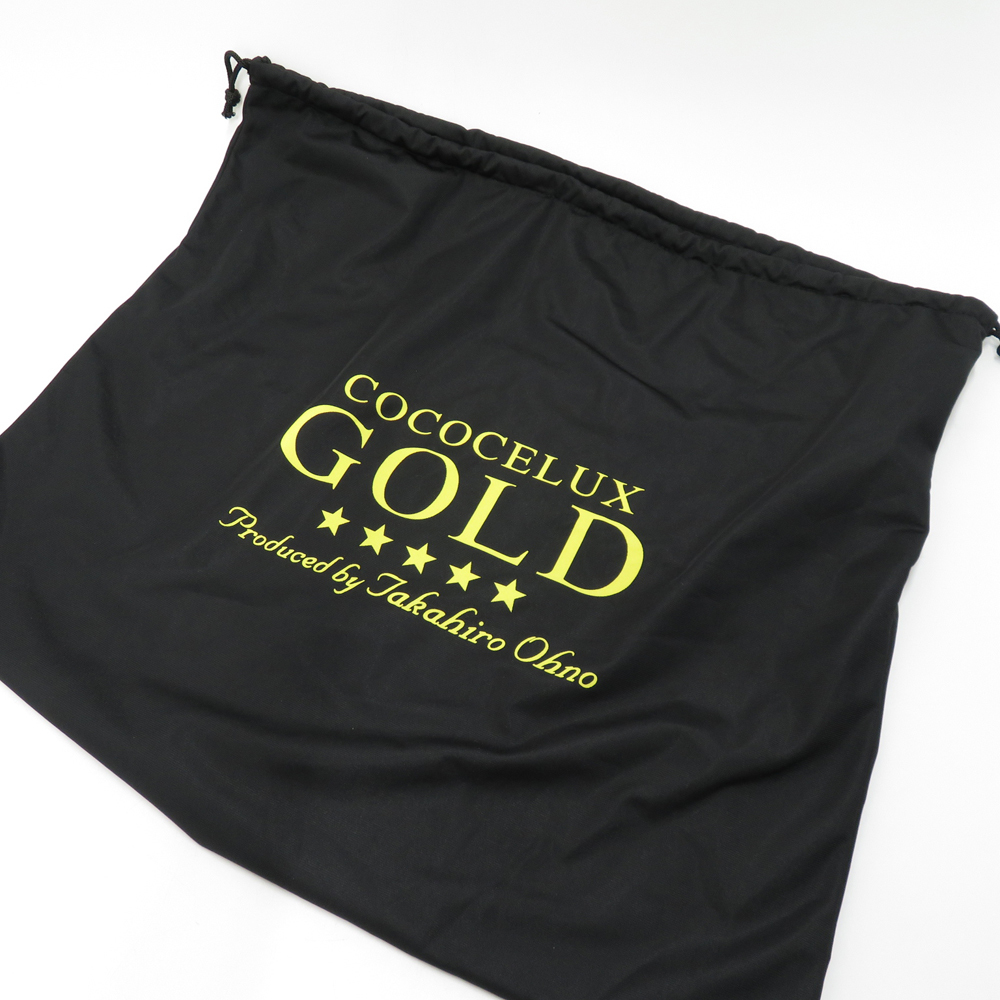 【美品】COCOCELUX GOLD ココセリュックス ゴールド 205DA0309 ワンハンドル 2way ショルダーバッグ ブラック系 [240001996255]_画像8