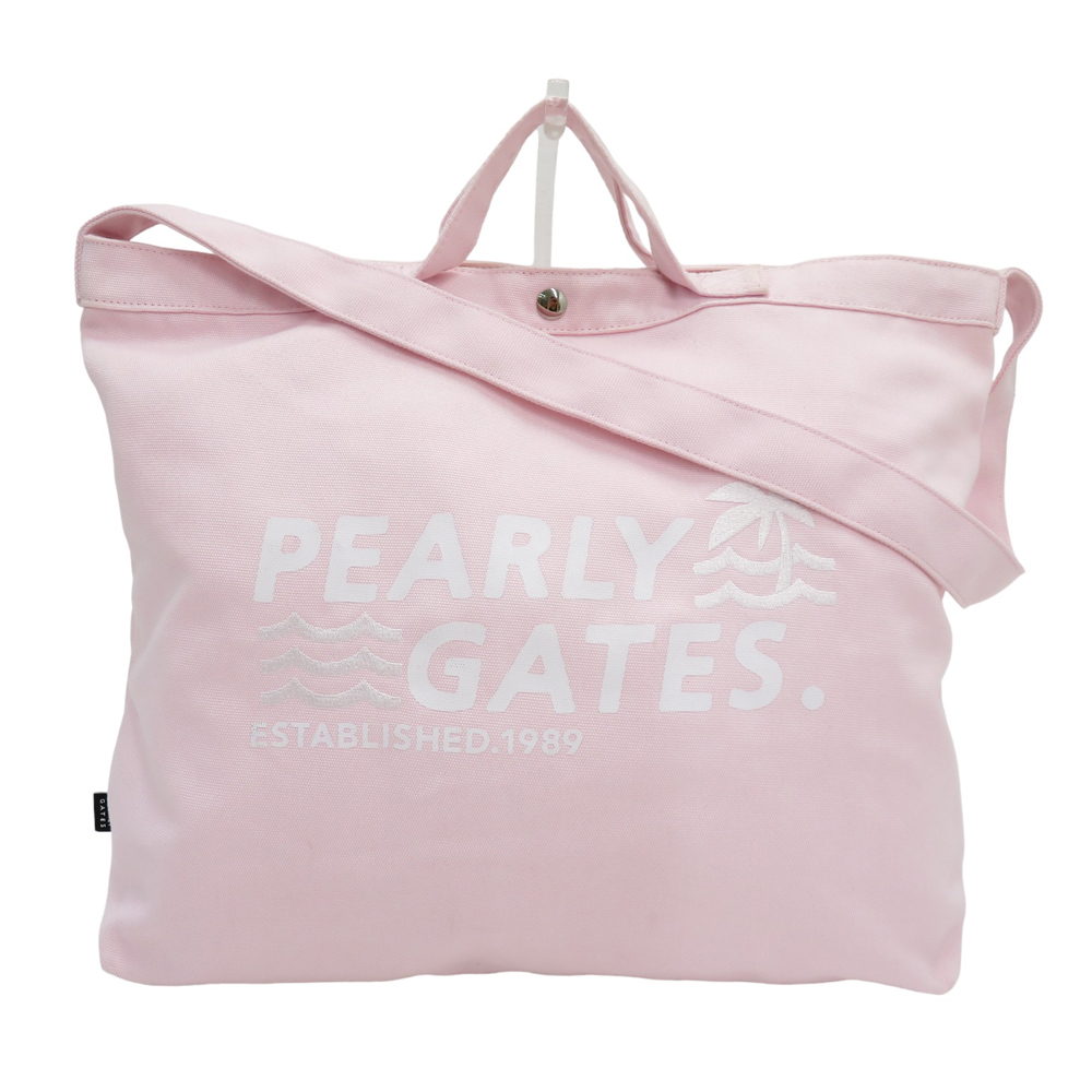 PEARLY GATES パーリーゲイツ 2023年モデル 2WAY トートバッグ ピンク系 [240001998935] ゴルフウェア_画像1