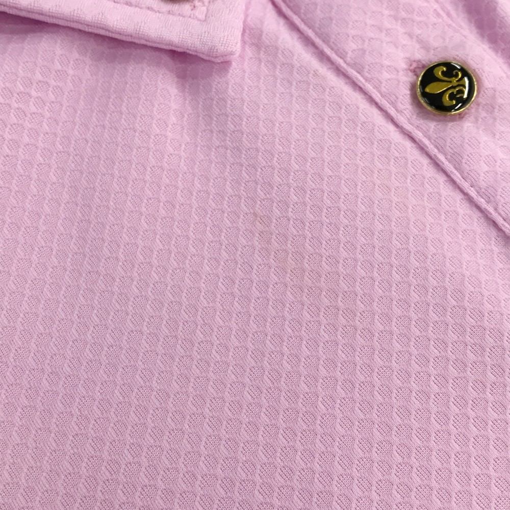 BIRDIE HUNT バーディーハント 半袖ポロシャツ ボタンダウン ピンク系 S [240001944624] ゴルフウェア レディース_画像9