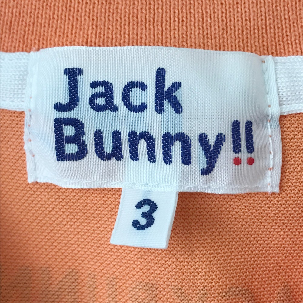 JACK BUNNY ジャックバニー 半袖ポロシャツ ビッグプリント オレンジ系 3 [240001953452] ゴルフウェア メンズ_画像5