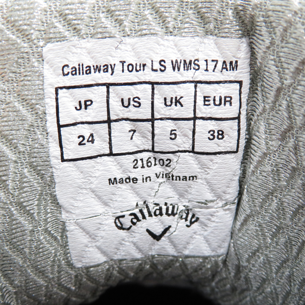 CALLAWAY Callaway 216102 туфли для гольфа Tour LS WMS 17 AM оттенок белого 24cm [240001957003] Golf одежда женский 