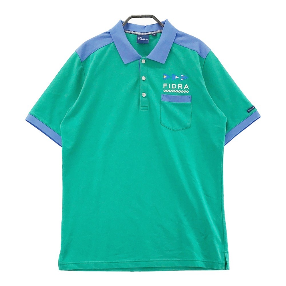 FIDRA フィドラ 半袖ポロシャツ グリーン系 L [240001976220] ゴルフウェア メンズ_画像1