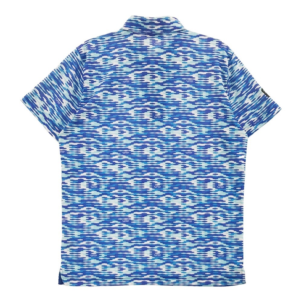 KAPPA GOLF Kappa Golf рубашка-поло с коротким рукавом общий рисунок оттенок голубого L [240001981958] Golf одежда мужской 