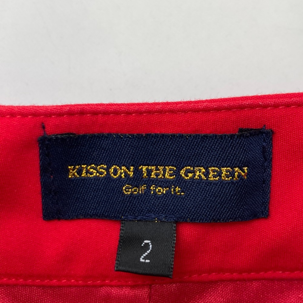 KISS ON THE GREEN キスオンザグリーン キュロットスカート レッド系 2 [240101136546] ゴルフウェア レディース_画像4