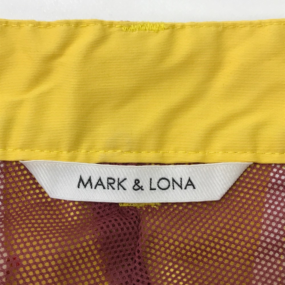 MARK&LONA マークアンドロナ ショートパンツ 刺繍 総柄 イエロー系 S [240101086088] ゴルフウェア レディース_画像3