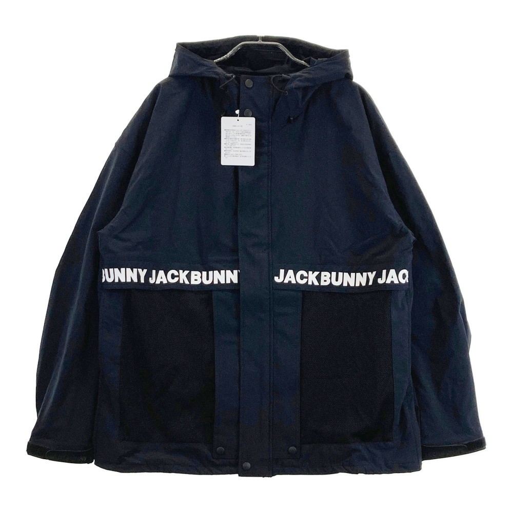 【美品】JACK BUNNY ジャックバニー 2022年モデル 裏メッシュ ジップジャケット ブラック系 5 [240101138922] ゴルフウェア メンズの画像1