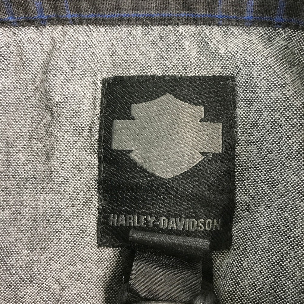 HARLEY DAVIDSON ハーレーダビッドソン 96043-15VM 半袖シャツ チェック柄 ネイビー系 M [240001767448] バイクウェア メンズ_画像6