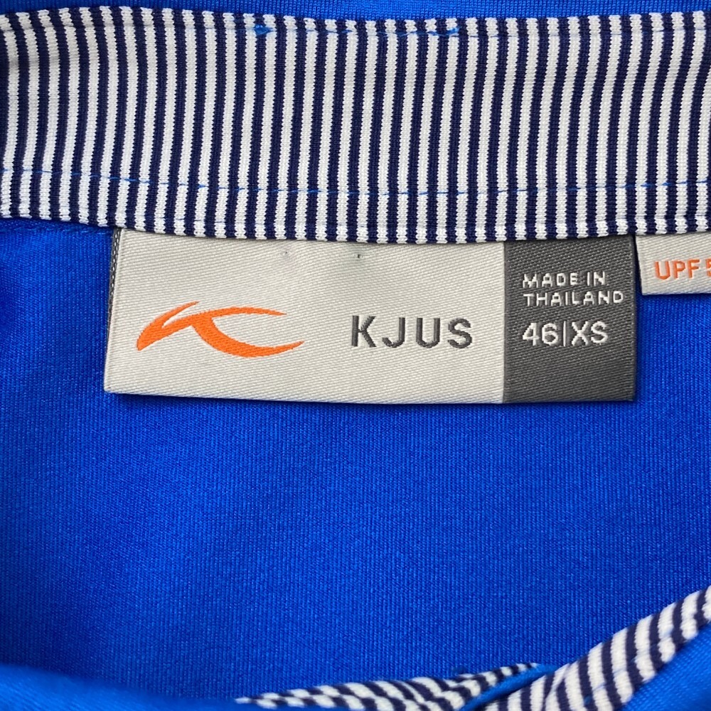 KJUS チュース 半袖ポロシャツ ブルー系 46/XS [240101144095] ゴルフウェア メンズ_画像3