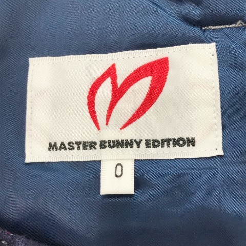 MASTER BUNNY EDITION マスターバニーエディション ウール混パンツ 裏地付き ネイビー系 0 [240001904360] ゴルフウェア レディース_画像6