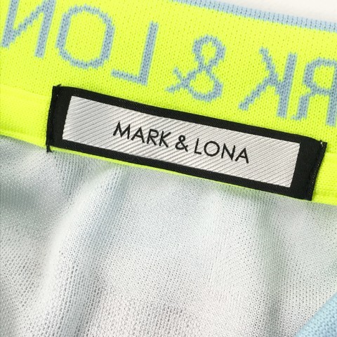 MARK&LONA マークアンドロナ 半袖ポロシャツ スカル ストーン グラデーション カモフラ柄 オレンジ系 48 [240101026665] ゴルフウェア_画像6