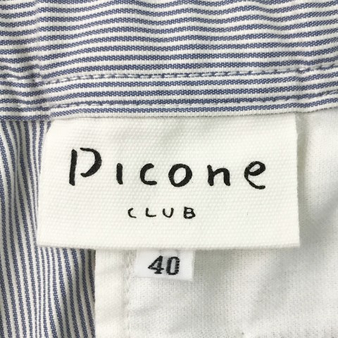 PICONE CLUB　ピッコーネクラブ ストレッチパンツ ストライプ柄 グレー系 40 [240101020043] ゴルフウェア レディース_画像6