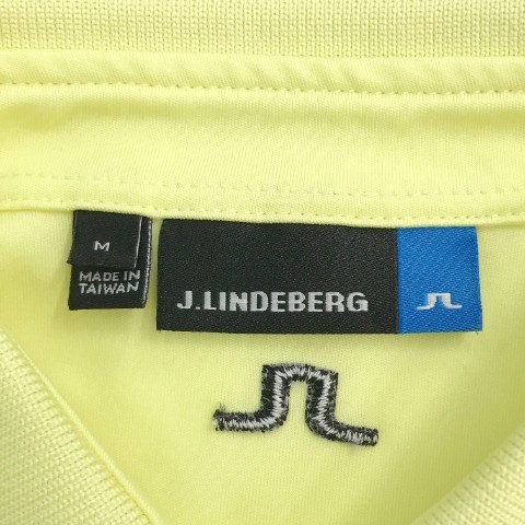 J.LINDEBERG ジェイリンドバーグ 半袖ポロシャツ イエロー系 M [240101036184] ゴルフウェア レディース_画像4