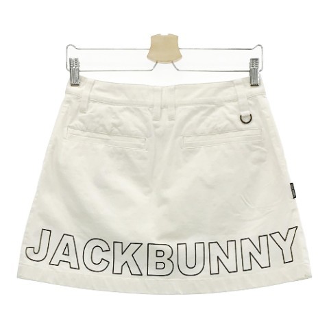 JACK BUNNY ジャックバニー 2021年モデル インナー付 ストレッチスカート ホワイト系 0 [240101037715] ゴルフウェア レディース_画像2