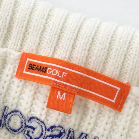 BEAMS GOLF ビームスゴルフ ハイネック ニットベスト ホワイト系 M [240101058779] ゴルフウェア レディース_画像5