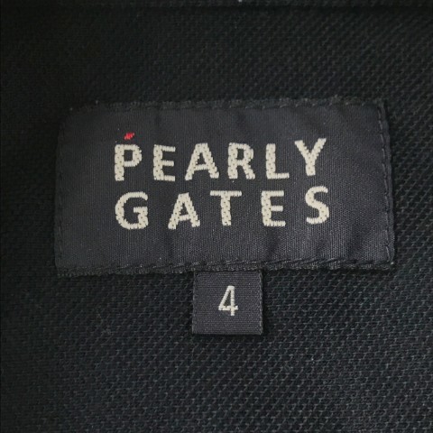 【1円】PEARLY GATES パーリーゲイツ 長袖ポロシャツ ボタンダウン ネイビー系 4 [240001955521]_画像6