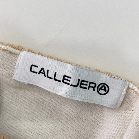 【1円】CALLEJERA カジェヘラ CJ-2040501 タートルネック ニットセーター ホワイト系 0 [240101072526]_画像6