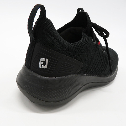 【1円】【美品】FOOT JOY フットジョイ 2021年モデル 56271J スパイクレスゴルフシューズ FLEX XP ブラック系 25 WIDE [240001773712]_画像8