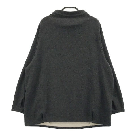 【1円】theory セオリー DOUBLE KNIT LT DRAWSTRING TOP スウェット グレー系 S [240001958587]_画像2