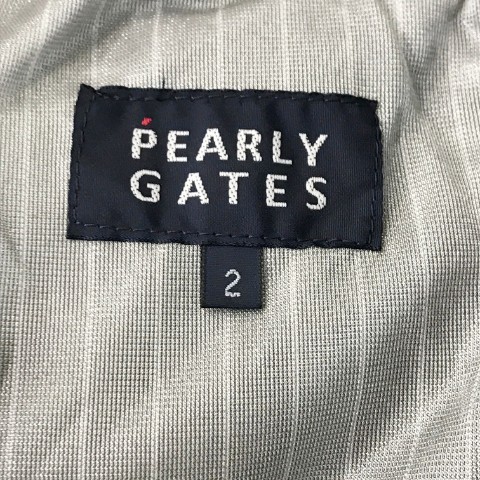 【1円】PEARLY GATES パーリーゲイツ 蓄熱 中綿スカート 千鳥柄 ネイビー系 2 [240001990973]_画像5