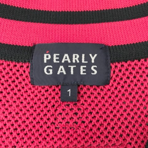 PEARLY GATES パーリーゲイツ Vネック ニットベスト ブラック系 1 [240001988963] ゴルフウェア レディース_画像5
