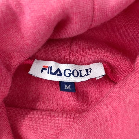 FILA GOLF フィラゴルフ タートルネック長袖Tシャツ ピンク系 M [240101018975] ゴルフウェア レディース_画像5