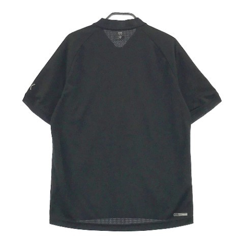 PUMA GOLF プーマゴルフ ハーフジップ 半袖Tシャツ ブラック系 L [240101019318] ゴルフウェア メンズ_画像2