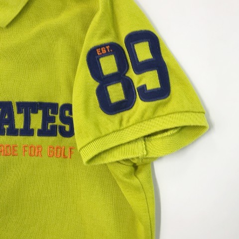 PEARLY GATES パーリーゲイツ 半袖ポロシャツ ロゴ刺繍 イエロー系 2 [240001827445] ゴルフウェア レディース_画像5