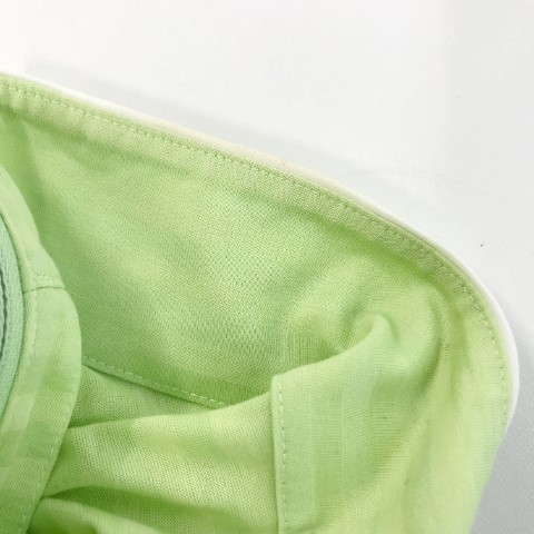 LANVIN SPORT ランバン スポール ハーフジップ半袖Tシャツ ボーダー柄 グリーン系 42 [240001949217] ゴルフウェア レディースの画像7