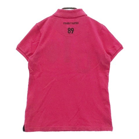 PEARLY GATES パーリーゲイツ 半袖ポロシャツ ピンク系 0 [240001986673] ゴルフウェア レディース_画像2