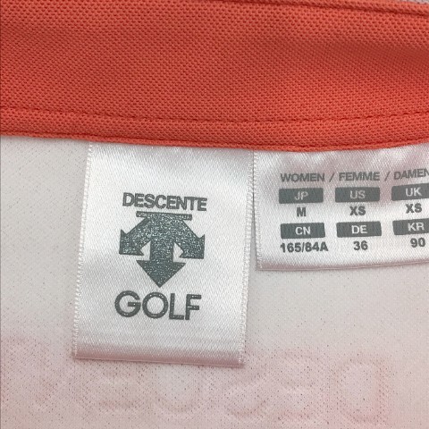 DESCENTE GOLF デサントゴルフ ノースリーブポロシャツ グリーン系 M [240001992242] ゴルフウェア レディース_画像5