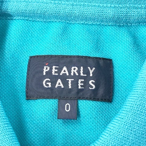 PEARLY GATES パーリーゲイツ ノースリーブポロシャツ ブルー系 0 [240001992590] ゴルフウェア レディース_画像5