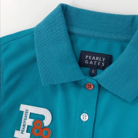 PEARLY GATES パーリーゲイツ ノースリーブポロシャツ ブルー系 0 [240001992590] ゴルフウェア レディース_画像3